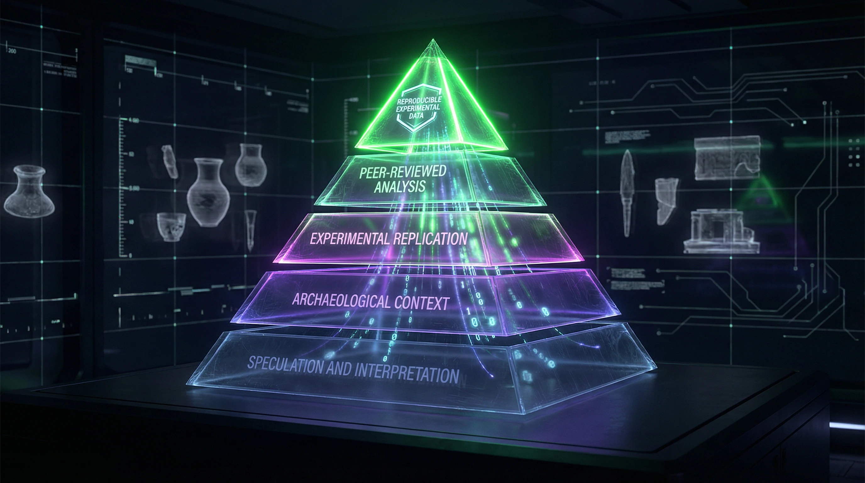 Hierarchy of evidence in archaeological science