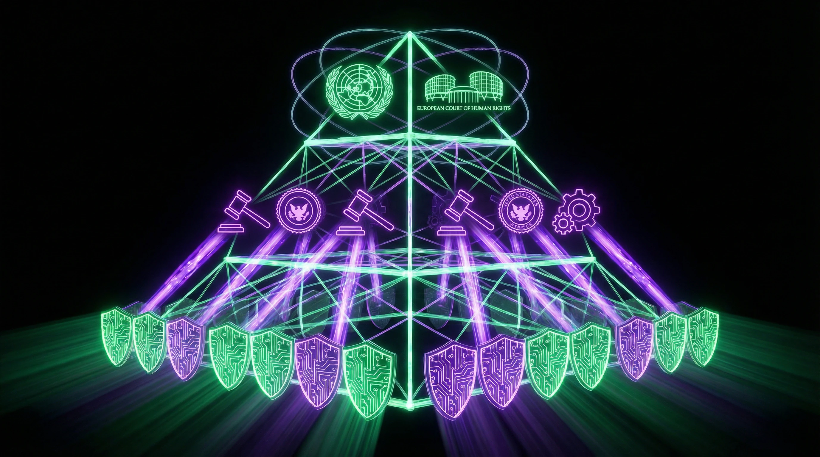 Diagram of legal guarantees for data protection in biometric technology use